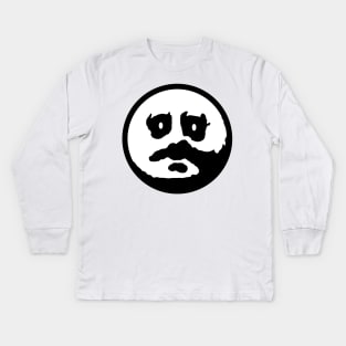 How did you do in PE today? ‘Hollow’ emoji Kids Long Sleeve T-Shirt